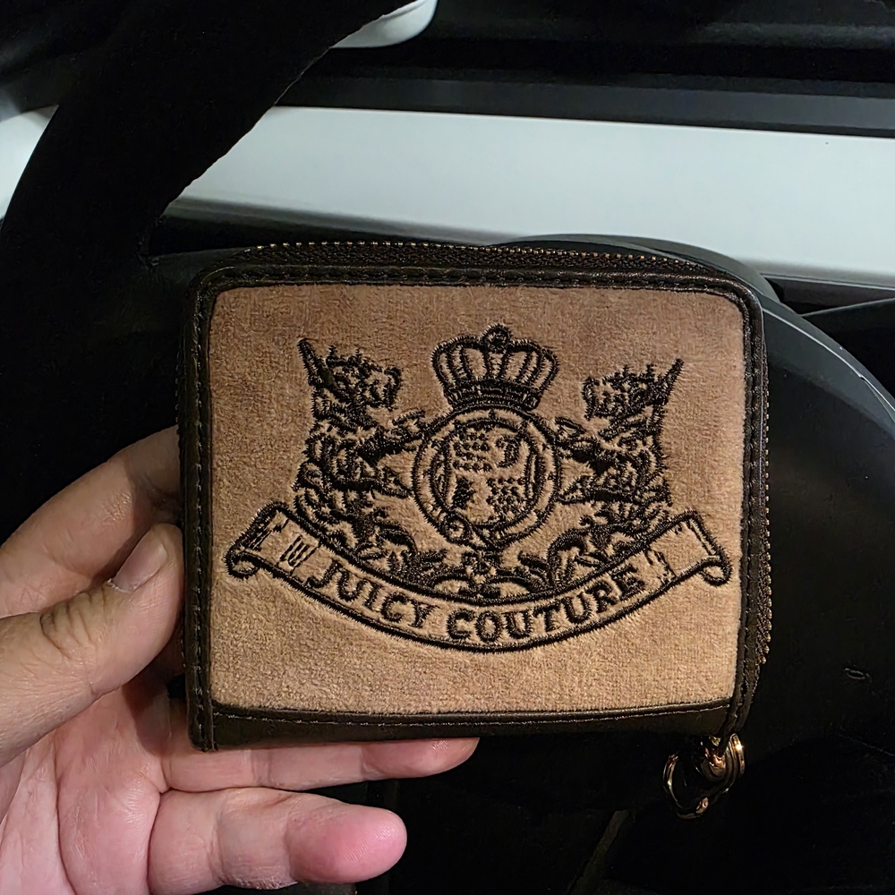 Juicy Couture Tan and Brown Wallet
